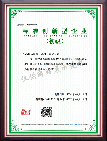 标准创新型企业